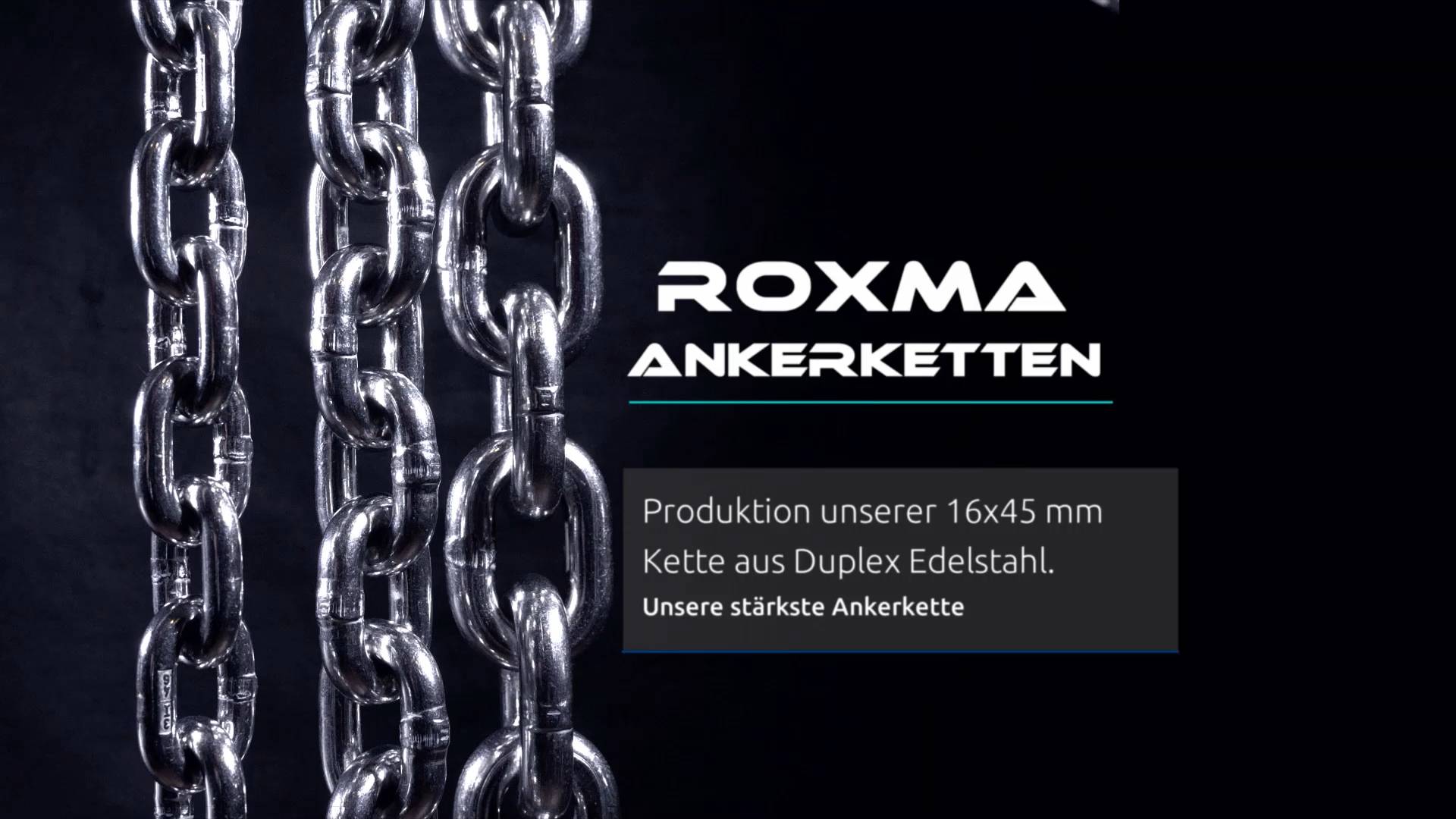 ROXMA Ankerkettenproduktion