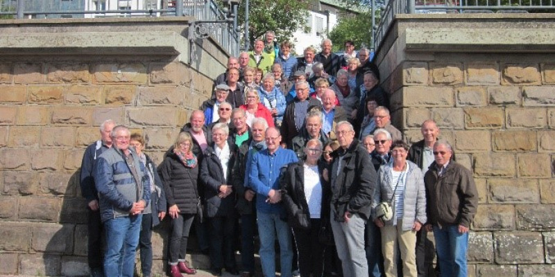 EGGER 60+ Mitglieder besuchen den Landschaftspark in Duisburg